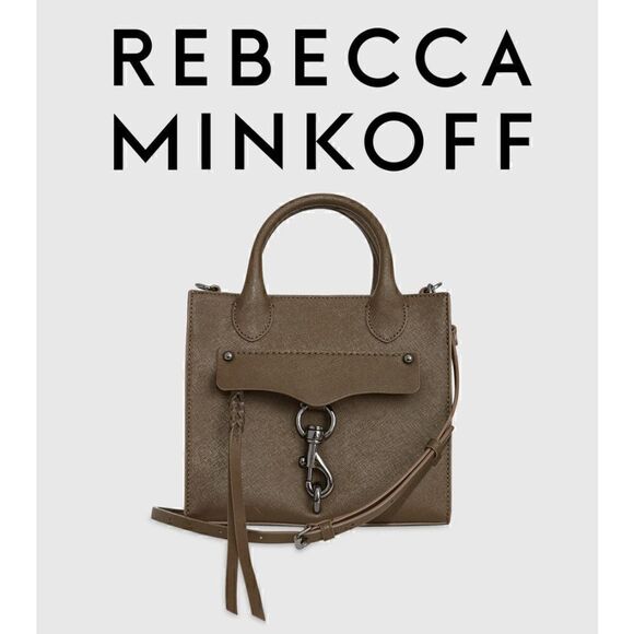 NWT REBECCA MINKOFF Megan Mini Tote Crossbody Handbag MSRP $228 - Picture 1 of 12